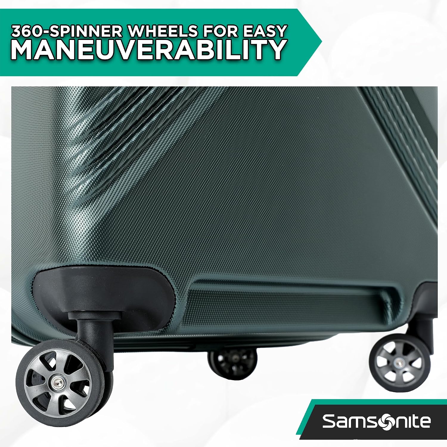 Samsonite Fairway Molded Golf Travel Cover, Polycarbonate Hard Case, Golf Bag Luggage, Ideal for Airlines