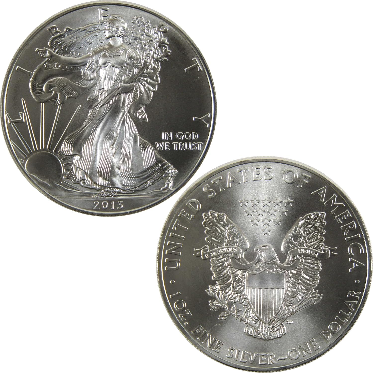 2013 American Silver Eagle Uncirculated Bullion $1 Coin