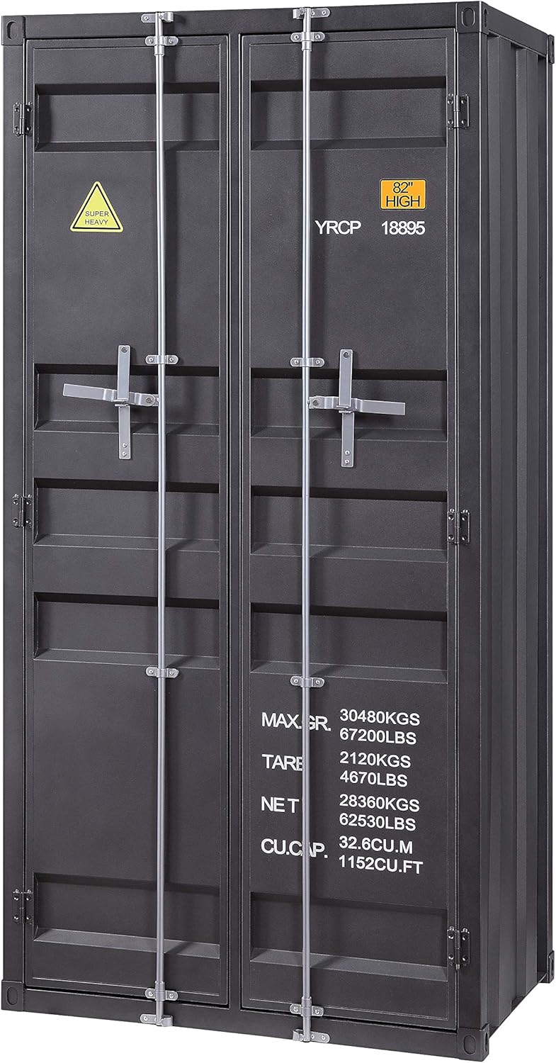 Acme Cargo Wardrobe (Double Door) in Gunmetal