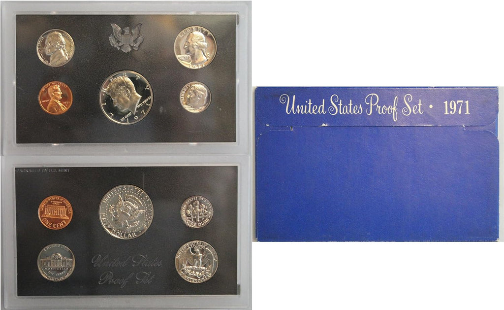 1970 S -1979 US Mint Set Clad Proof Set Run 57 coins