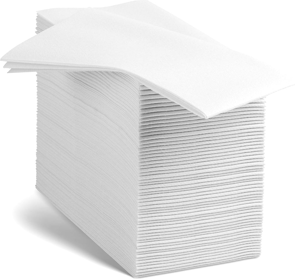 Linen-Feel European-White Paper Napkins - Decortive Cloth-Like Disposable Dinner Napkins - Soft And Absorbent. For Kitchen, Party, Wedding, Bathroom Or Any Occasion. (Pack of 5000)