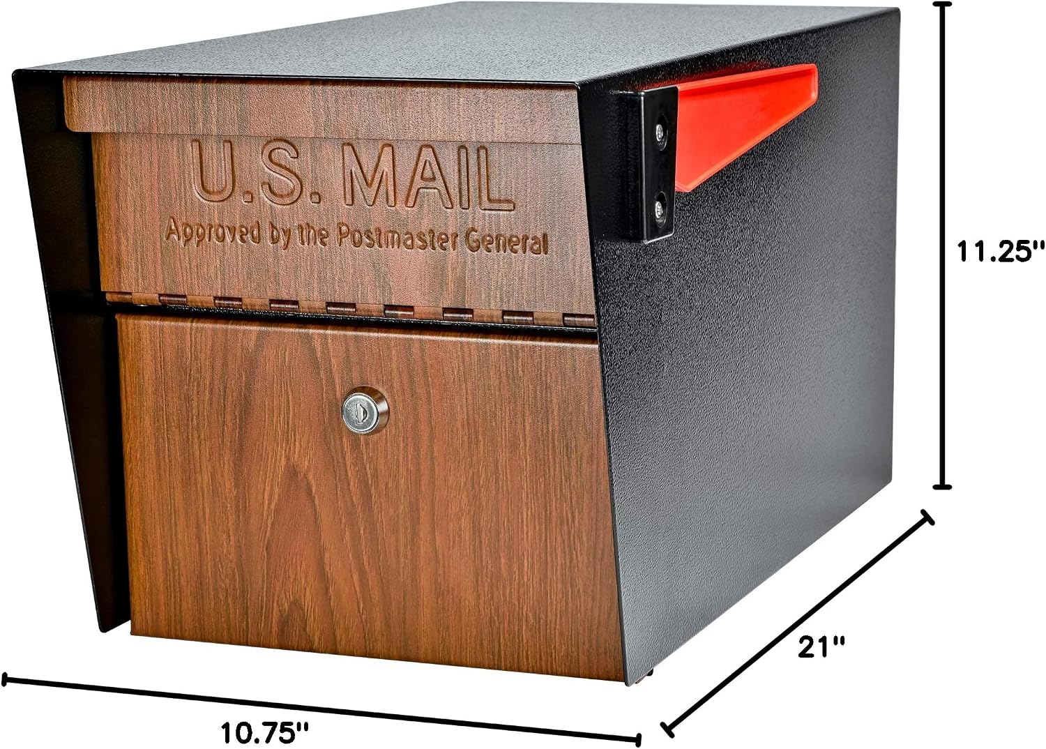 Mail Boss Curbside Mailbox and In-Ground Mounting Post