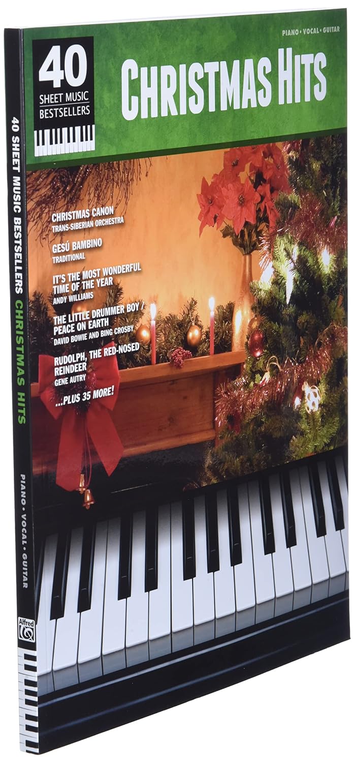 Christmas Hits | 40 Bestselling Holiday Songs for Piano/Vocal/Guitar | Sheet Music Songbook for Students and Teachers | Popular Christmas Music Book ... and Performance (40 Sheet Music Bestsellers)
