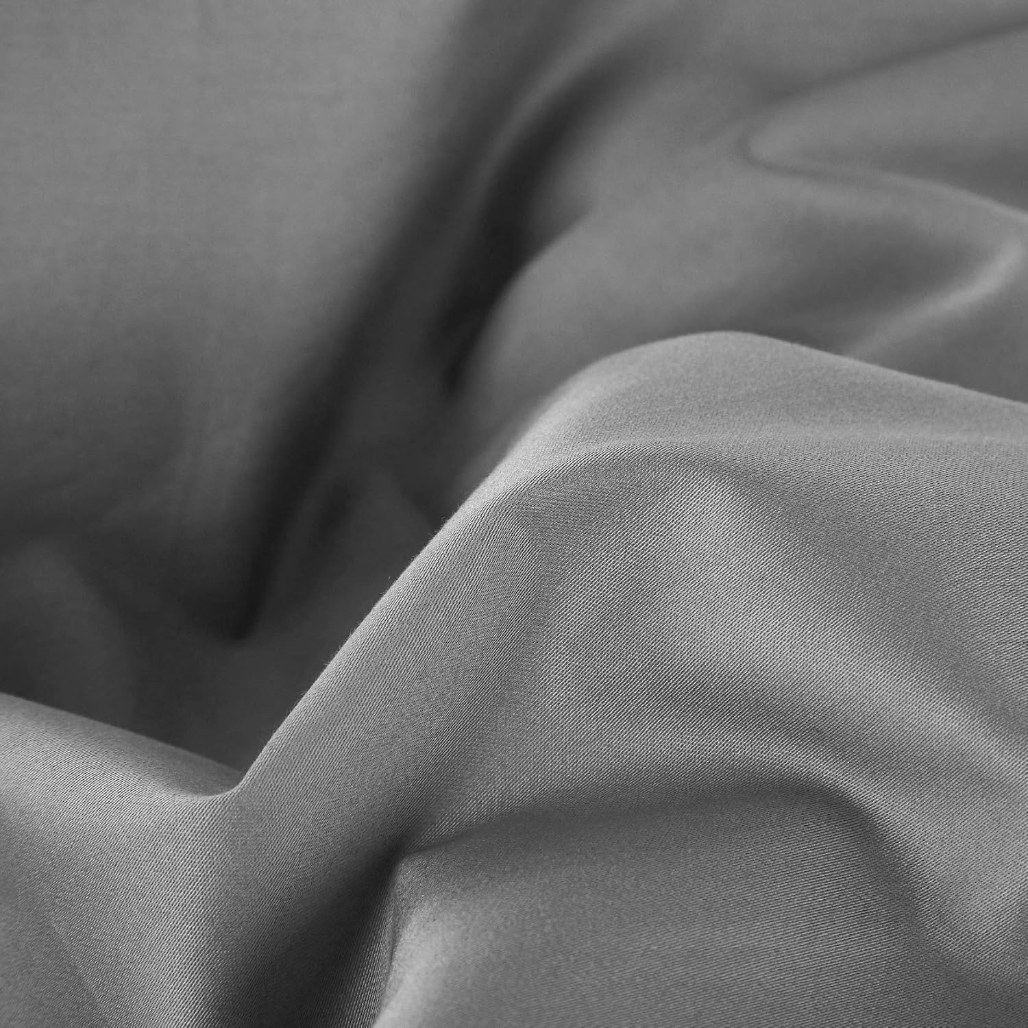 Casabolaj Bicolore Collection 3 Pieces Duvet Cover Set 100% Egyptian Cotton Sateen 400 Thread Count Bedding Sets Queen King-Frame Patchwork Manufacturing-Grey/White Color (California King)
