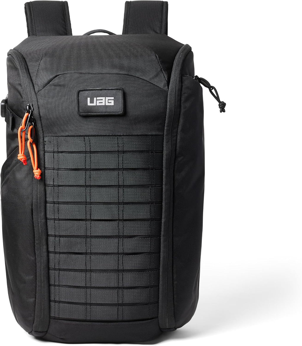 URBAR ARMOR GEAR UAG 20-Liter Laptop Backpack - Lightweight Travel Carry-on Luggage Daypack Fits up to 16' Laptop, Civilian Black/Orange