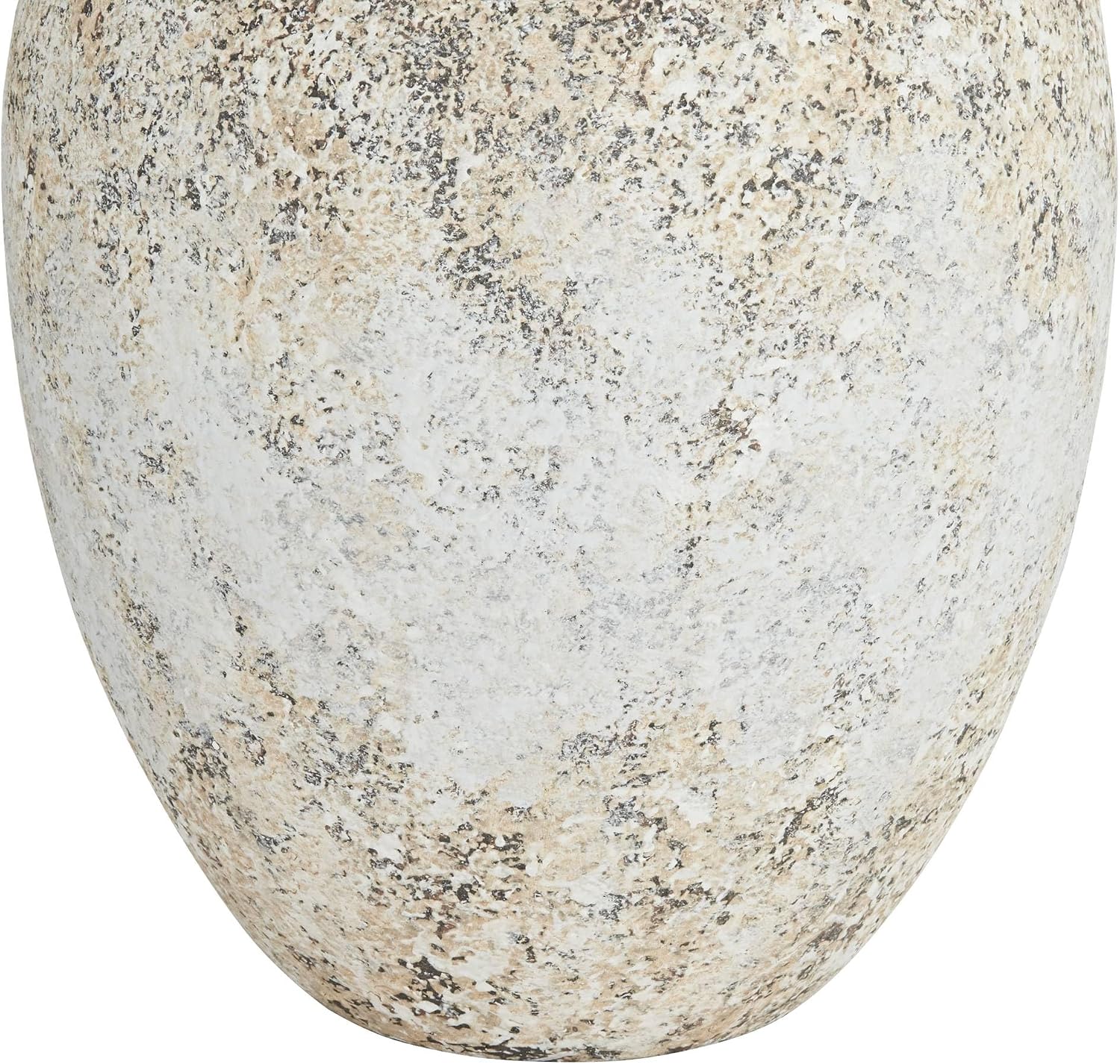 360 Lighting Astaire 27' Tall Urn Jar Farmhouse Rustic Table Lamp Weathered Vintage Finish Single Linen White Shade Living Room Bedroom Bedside Nightstand House Office Home Reading Kitchen