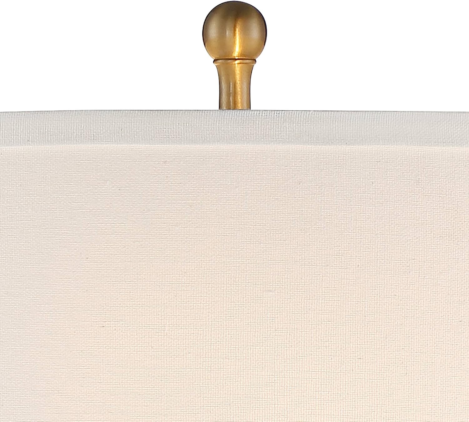 Vienna Full Spectrum Rolland Traditional Table Lamp 30' Tall Antique Brass Glass Column Off White Tapered Drum Shade Decor for Living Room Bedroom House Bedside Nightstand Home Office Entryway