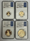 2011 W 2011 Coin Proof Gold American Eagle Set NGC PF70 UC Moy Signature Rare Collection NGC PR-70