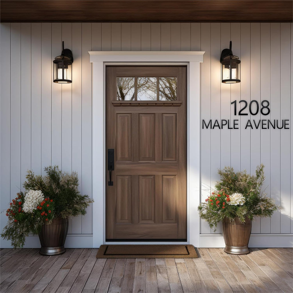 28 Inch House Numbers and Metal Letters for Outdoor Signs, House Numbers for Outside, Aluminum Address Letters and Numbers for Door, Mailbox, Garden, Perfect for Home or Office (Number 6)