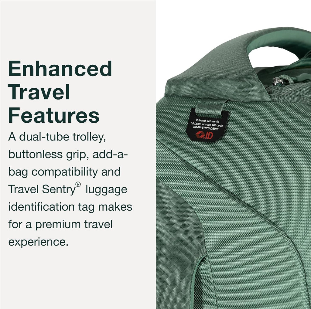 Osprey Sojourn Shuttle 36'/130L Wheeled Duffel Luggage, Koseret Green