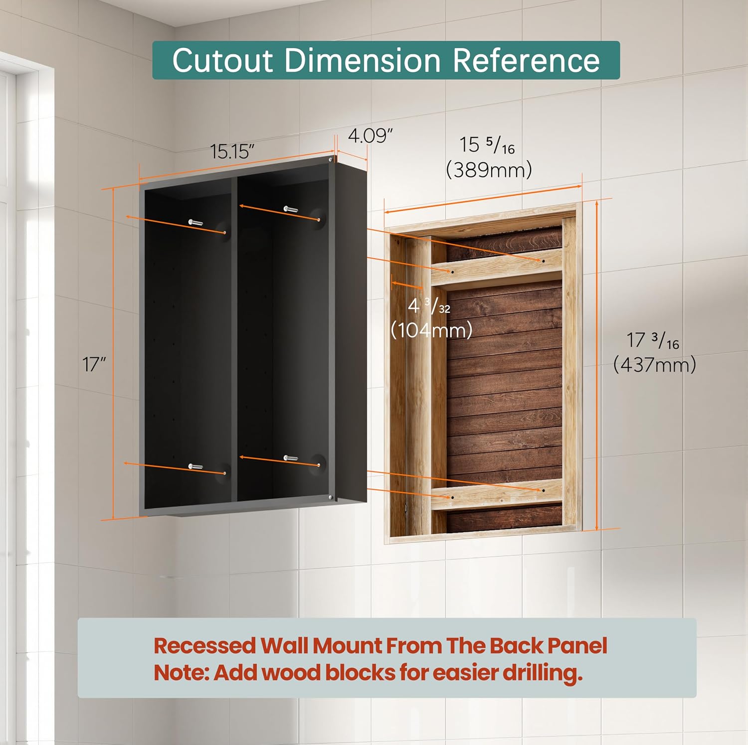 Black Medicine Cabinet with Mirror 16x20 Inch, Small Bathroom Wall Cabinet with Storage, Modern Matte Finish, 6 Adjustable Glass Shelves, Silent Soft Close, Rust Proof Aluminum Organizer