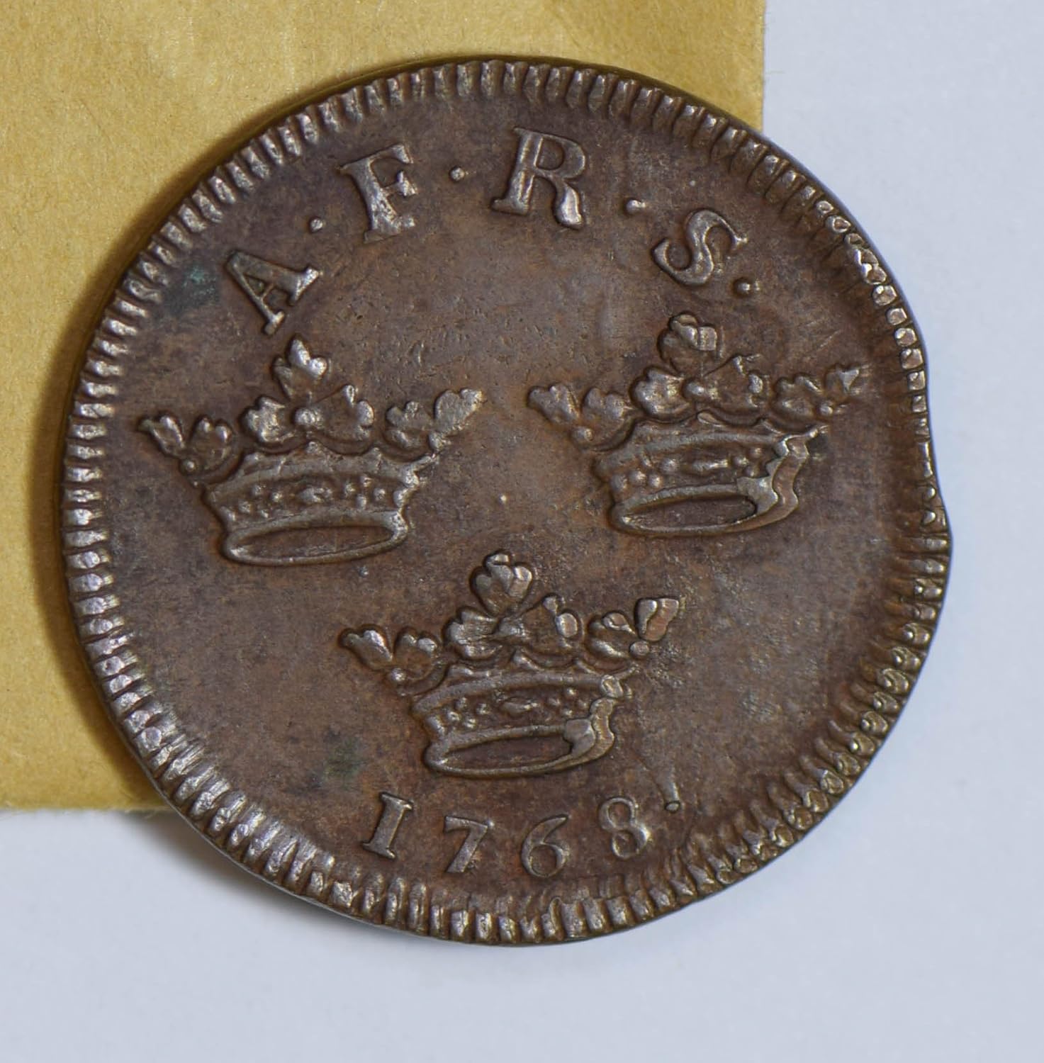 Collectible Coin Sweden 1768 Pollet rare in this grade S0198