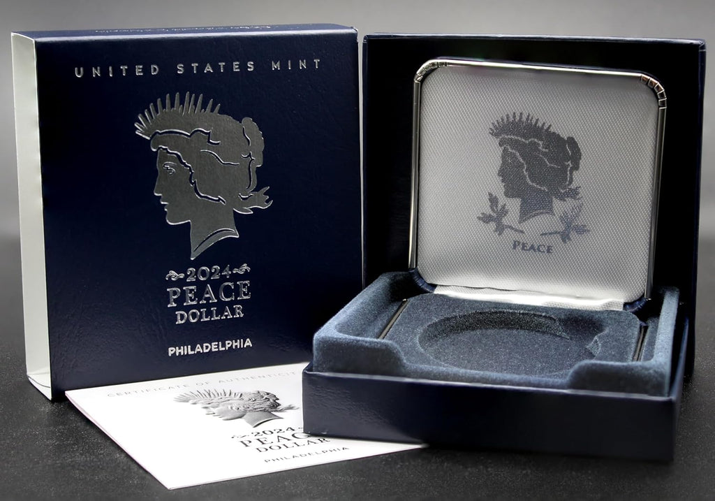 2024 - American Silver Peace Dollar Coin MS-70 (First Strike) with Original Government Packaging $1 PCGS MS70