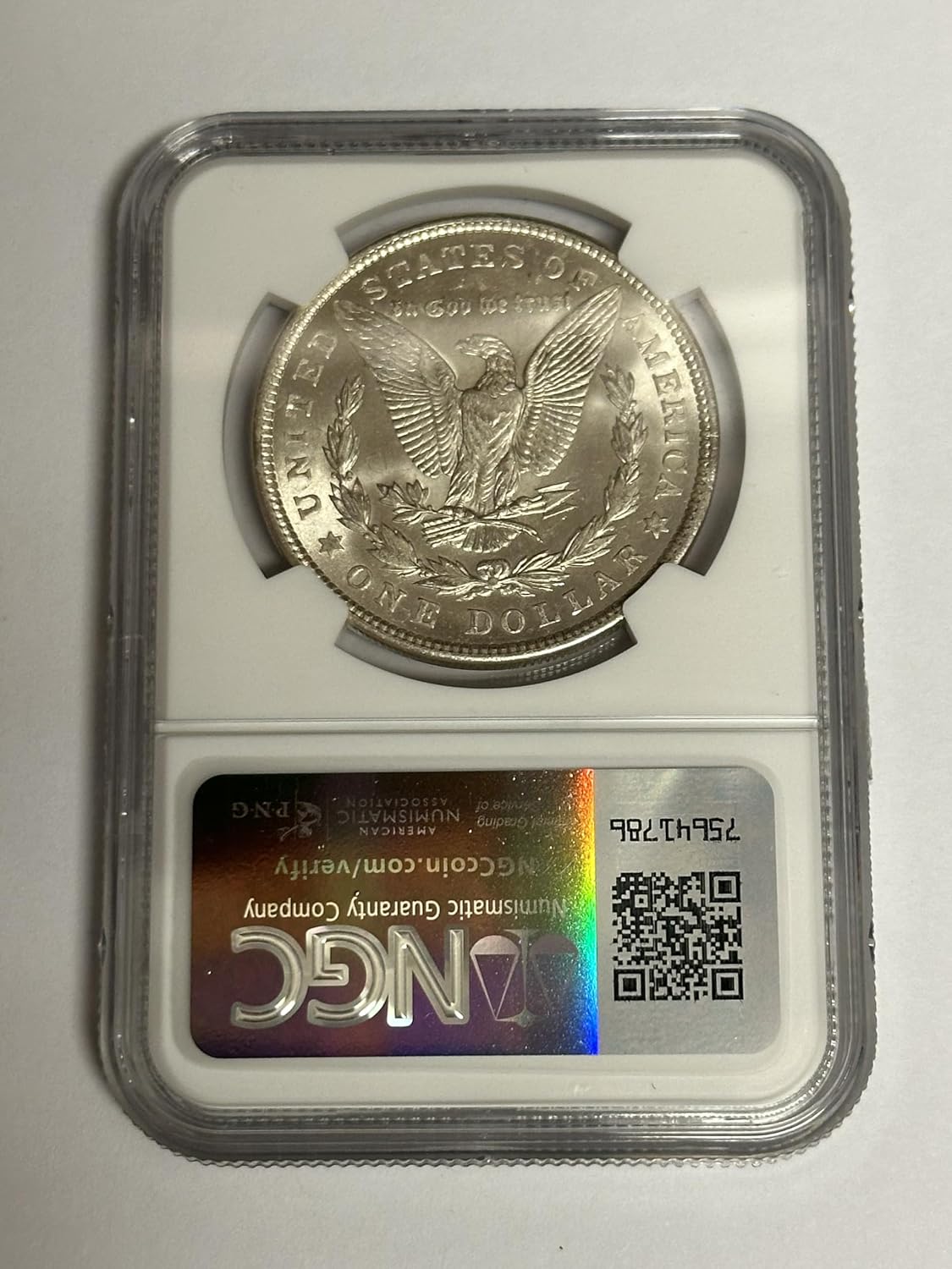 1921 No Morgan Silver Dollar $1 NGC MS-63