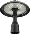 Post Top Light 150W LED Area Light 16000Lm Pure White (500W Equivalent) Garden Pole Lights Outdoor Post Top Lamps Pathway Pole Light Fixture for Street Yard Garden