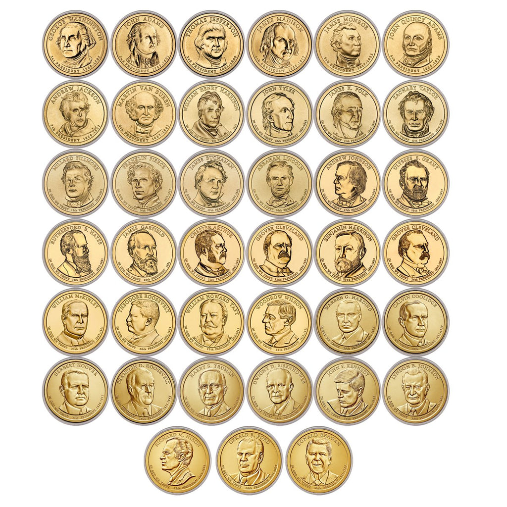- Complete Presidential Dollar Collection (2007-2020) $1 US Mint Uncirculated