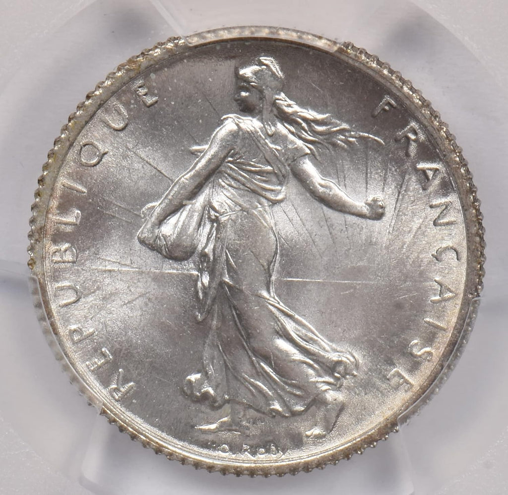 Collectible Coin France 1917 Franc PCGS MS 64 rare condition Gad-467 F-217 PC1237