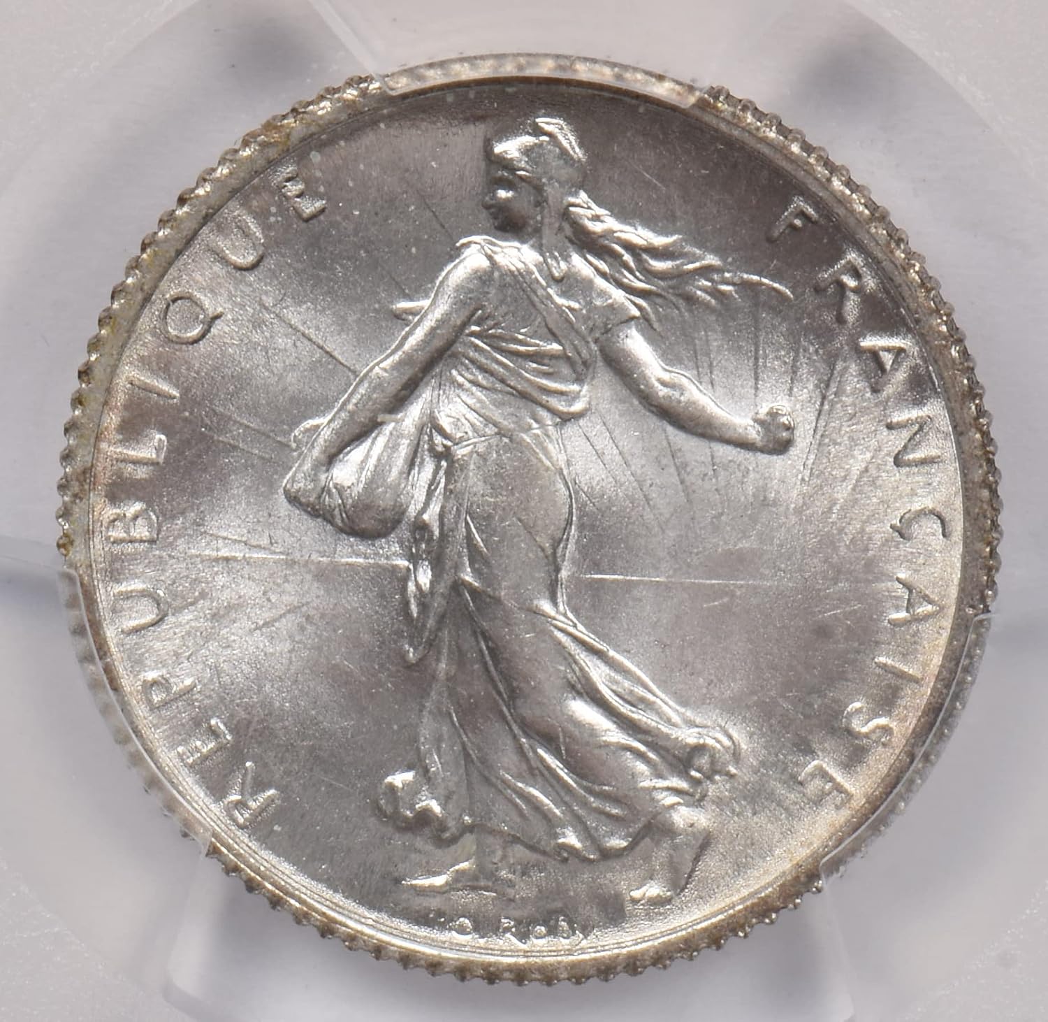 Collectible Coin France 1917 Franc PCGS MS 64 rare condition Gad-467 F-217 PC1237