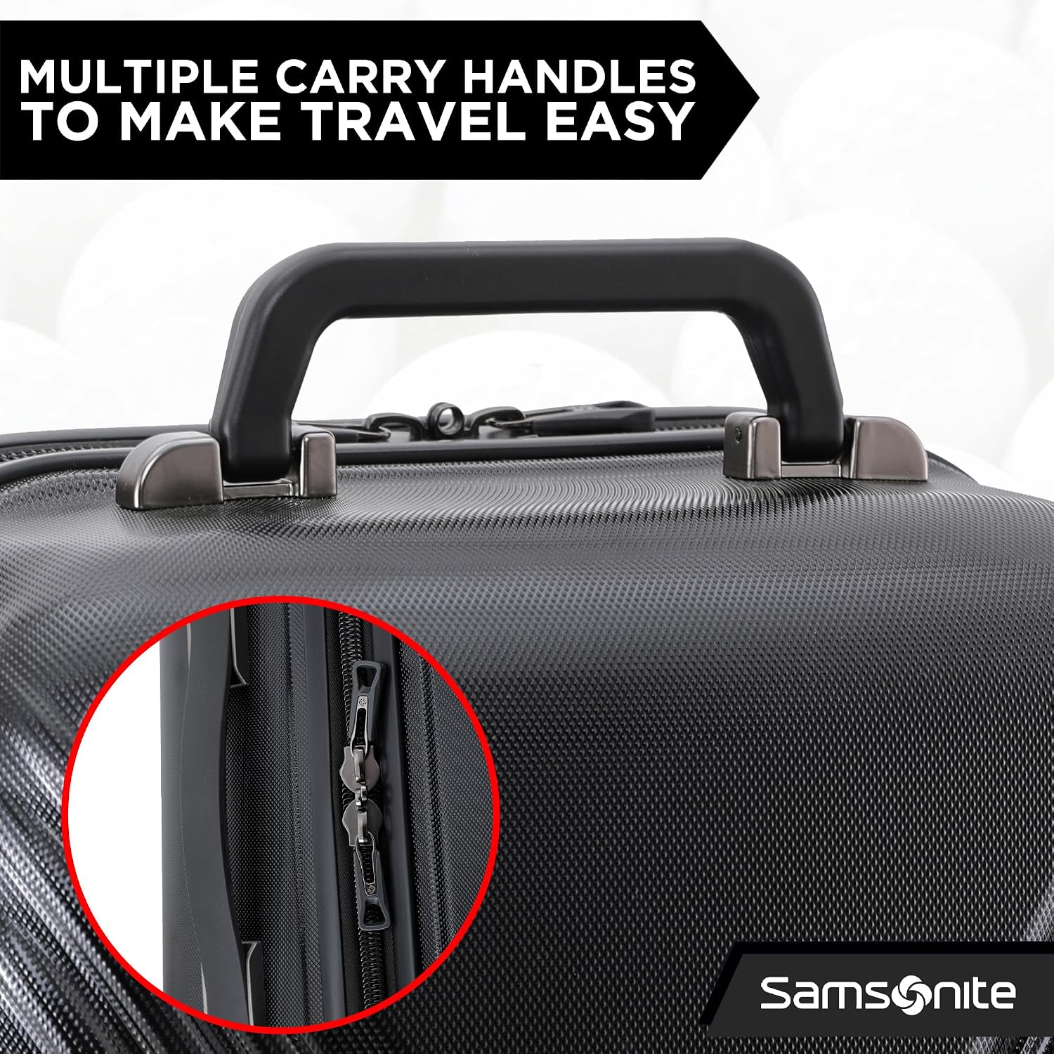 Samsonite Fairway Molded Golf Travel Cover, Polycarbonate Hard Case, Golf Bag Luggage, Ideal for Airlines