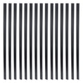 Myard 38 Inches Traditional Rectangle Aluminum Deck Balusters Furniture with Screws for Wood Composite Facemount Railing, Classic Geometric Style (50-Pack, Matte Black)