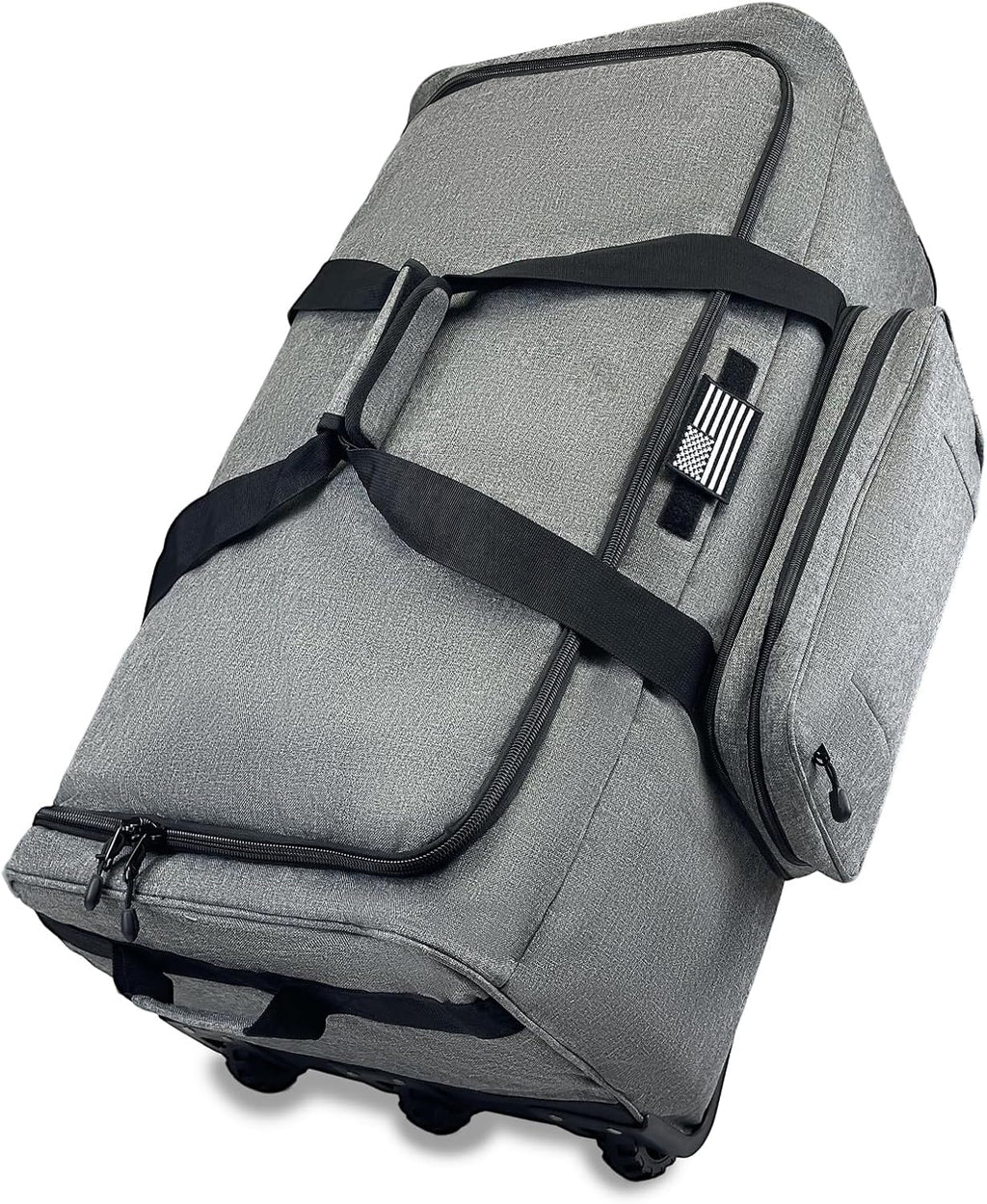 WOLT 120L Rolling Duffle Bag with Wheels, Large Deployment Military Bag, Wheeled Heavy Duty Luggage for Travel, Camping