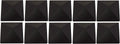 RMP 6 Inch x 6 Inch Pyramid Style Square Cap for Fences, Mailboxes or Deck Posts (10 Pack)