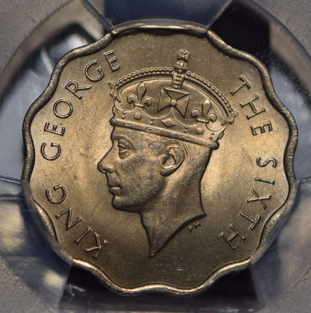 Collectible Coin Mauritius 1952 10 Cents PCGS MS64 rare this grade PC0482