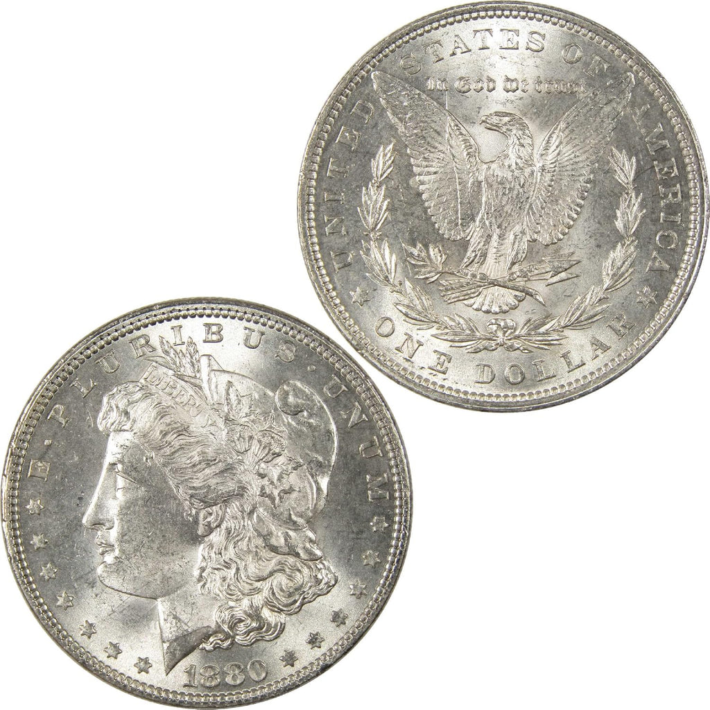 1880 Morgan Dollar BU Choice Uncirculated Silver $1 Coin