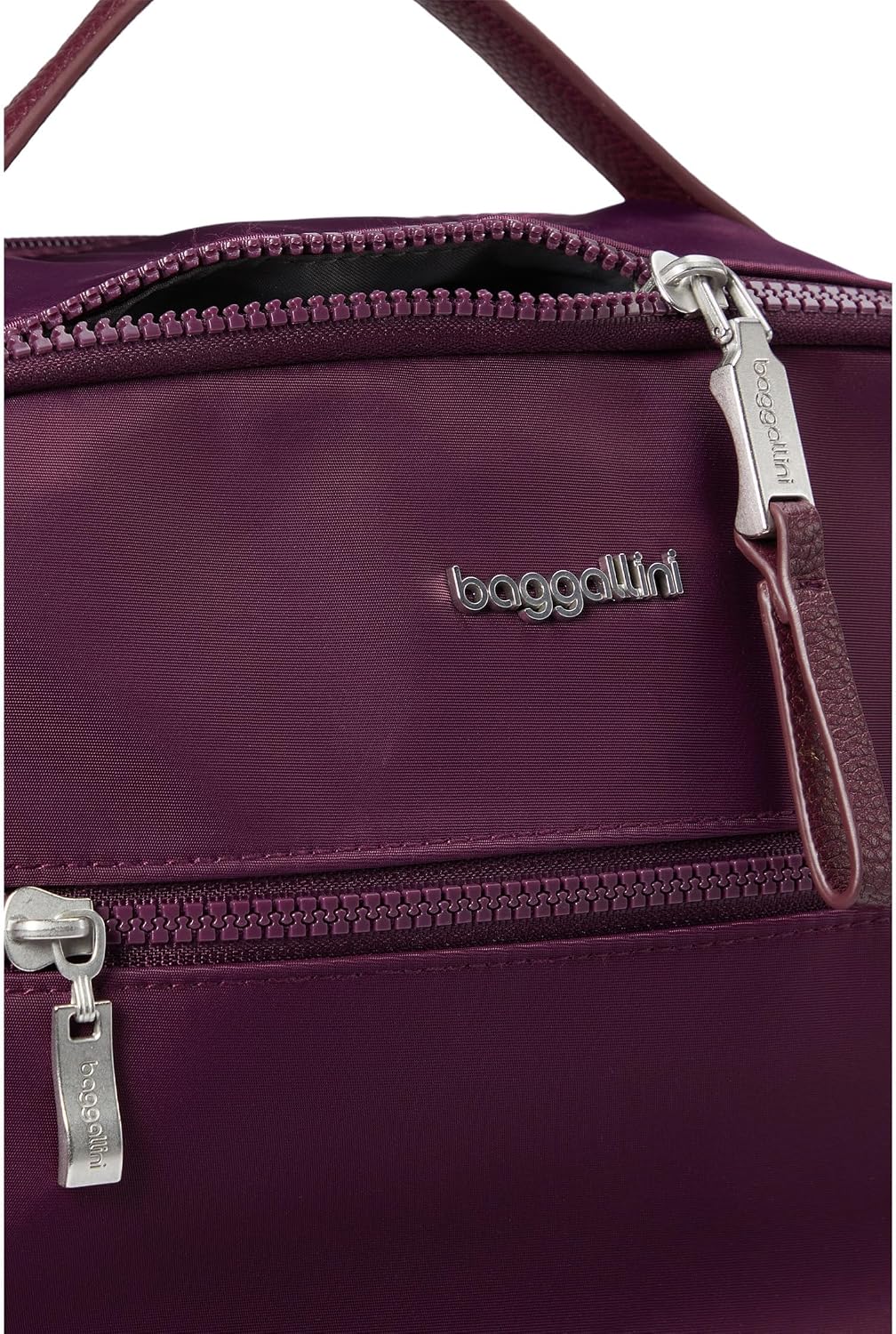 Baggallini Women's Tribeca Expandable Laptop Backpack, Mulberry