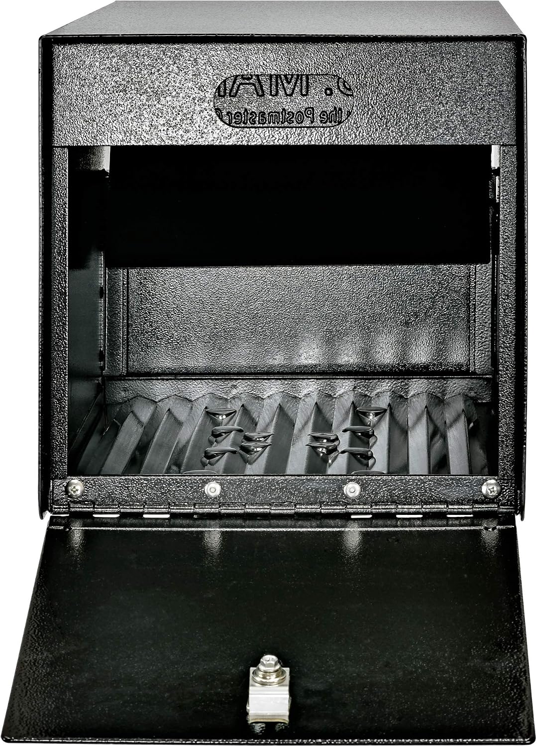 Mail Boss 7526 Mail Manager Street Safe Locking Security Mailbox, Black