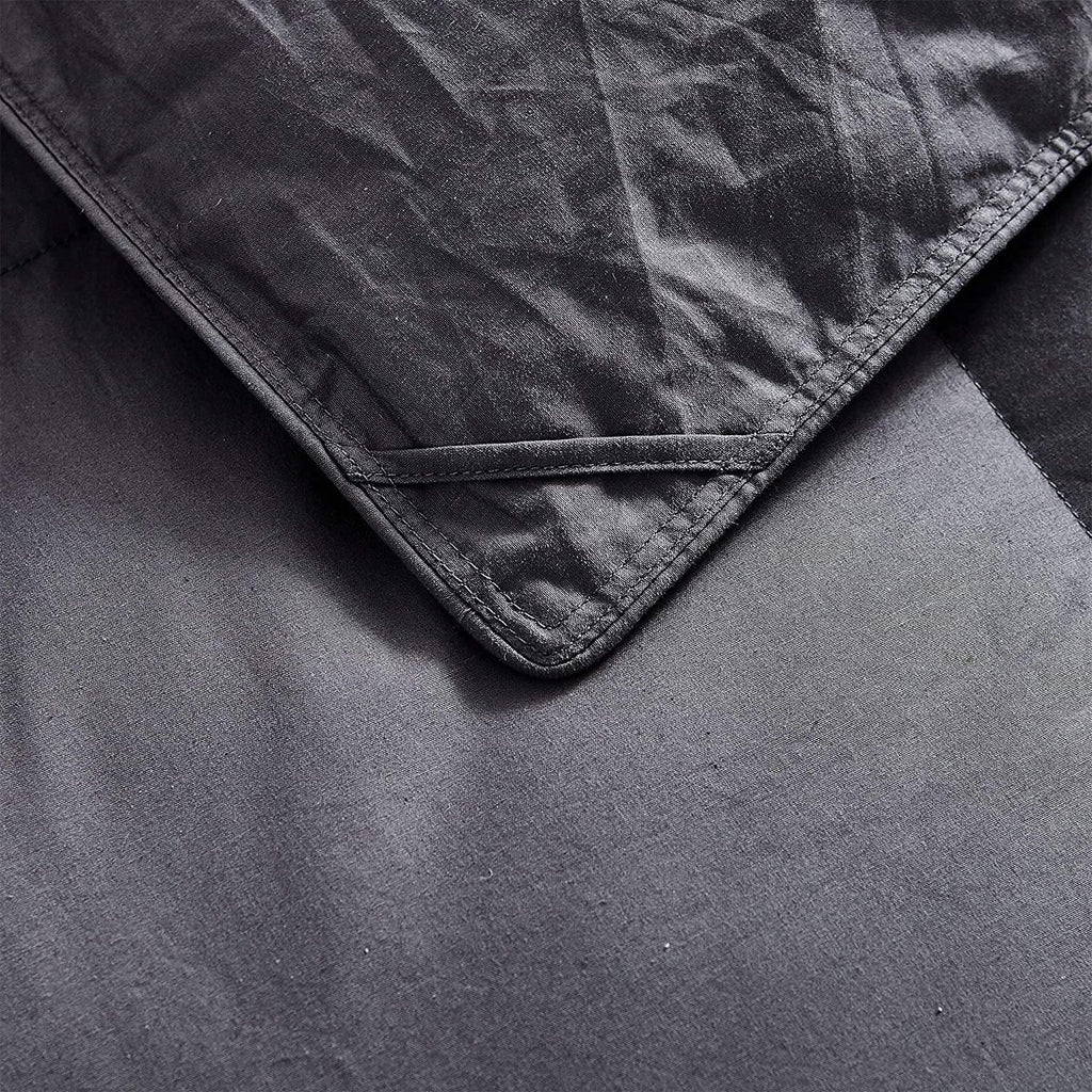Luxurious Oversized California King 108' x 98' Siberian Goose Down Comforter, Classic Gray, Premium Baffle Box, 1200 Thread Count 100% Egyptian Cotton Cover, 750+ Fill Power (California King)