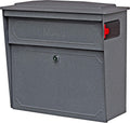 Mail Boss 7171 Townhouse, Granite Security Vertical Wall Mount Mailbox with Lock and Key for Home