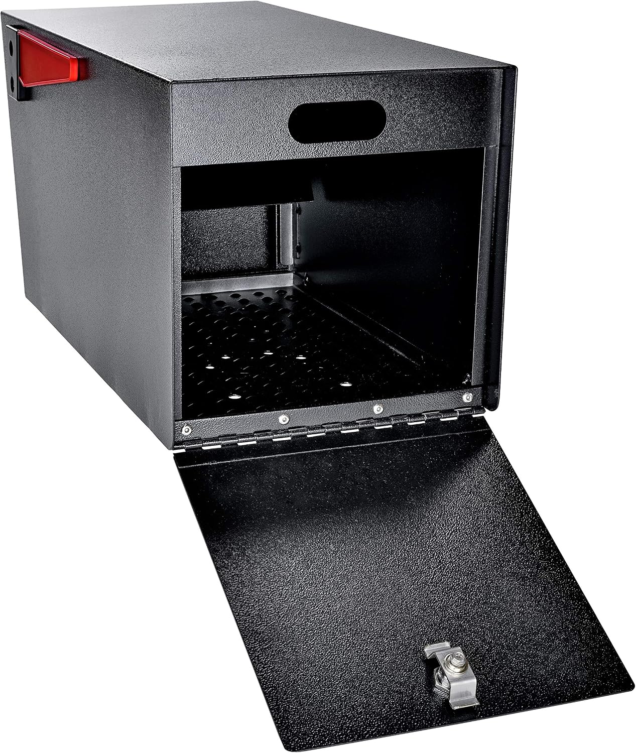 Mail Boss 7526 Mail Manager Street Safe Locking Security Mailbox, Black