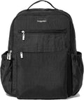 Baggallini Women's Tribeca Expandable Laptop Backpack, Black