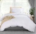 Utopia Bedding Duvet Cover Twin Size - 2 Piece with Zipper Closure - 1 Comforter Cover 68X90 Inches & 1 Pillow Sham 20X26 Inches (Pack of 10, White) Comforter Not Included