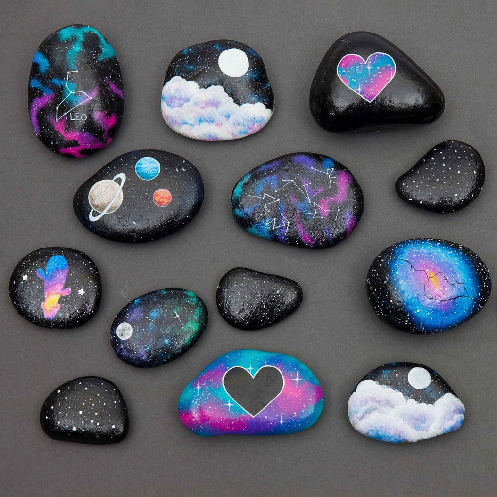 Zap! Extra Galaxy Rock Painting