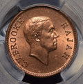 Collectible Coin Sarawak 1937 Cent PCGS MS64RD rare in red PC0485
