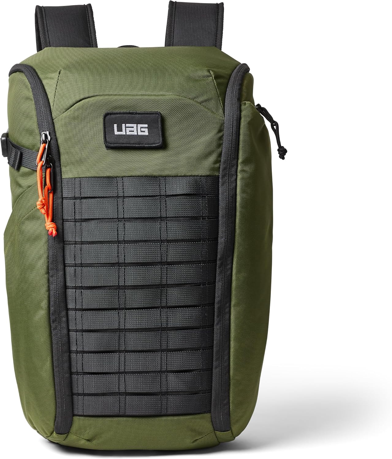 URBAR ARMOR GEAR UAG 20-Liter Laptop Backpack - Lightweight Travel Carry-on Luggage Daypack Fits up to 16' Laptop, Civilian Olive Drab/Orange