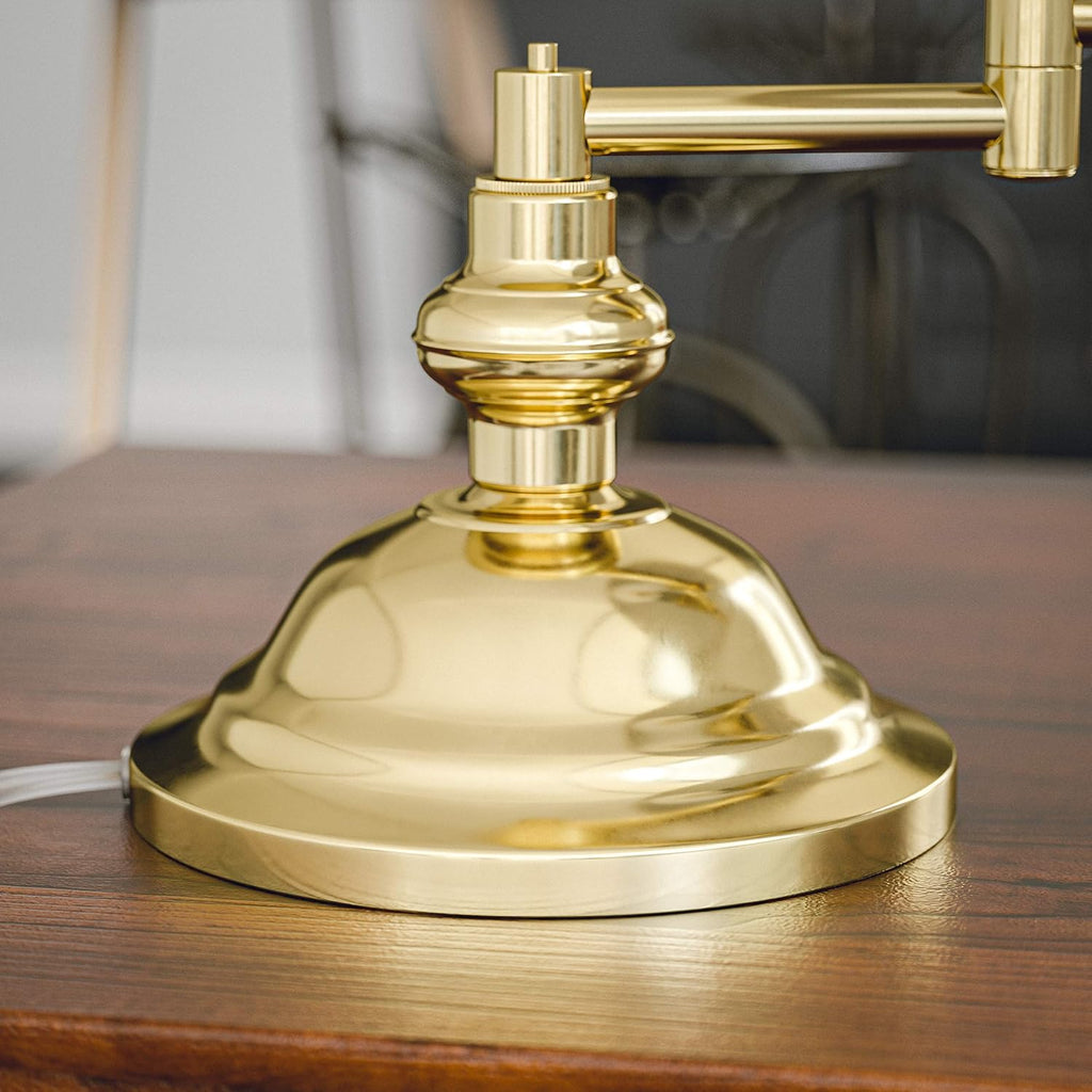 Kenroy Home 30163 Desk Lamps, Polished Brass 12.70x9.60x12.40