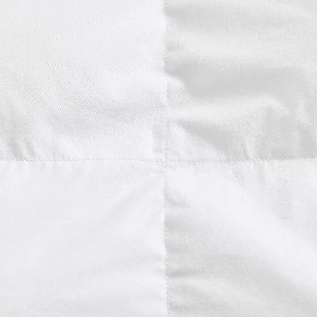 Luxurious King Size Lightweight Goose Down Comforter Duvet Insert All Season, 1200 Thread Count 100% Egyptian Cotton, 42 oz Fill Weight, White Color