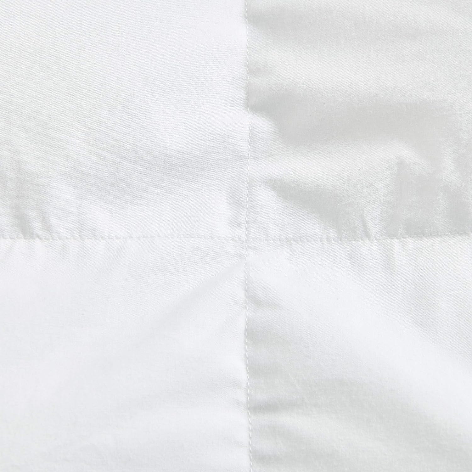 Luxurious King Size Lightweight Goose Down Comforter Duvet Insert All Season, 1200 Thread Count 100% Egyptian Cotton, 42 oz Fill Weight, White Color