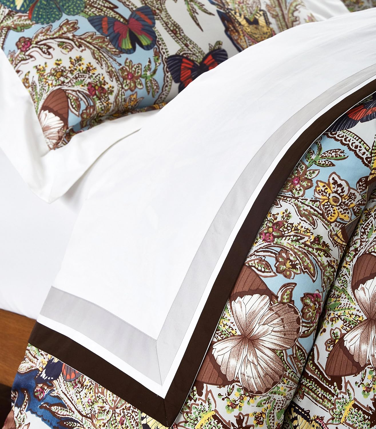Casabolaj Shading 100% Egyptain Cotton Sateen Sheets Set,Hotel Collection Luxury Modern Style,400 Thread Count(White,Queen)