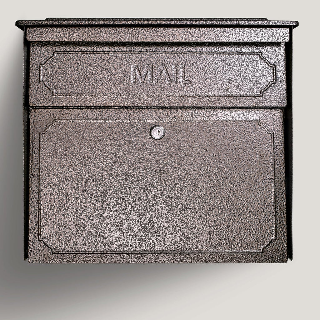 Mail Boss 7174 Townhouse, Bronze Wall Mount Decorative Locking Security Mailbox For Home,Medium