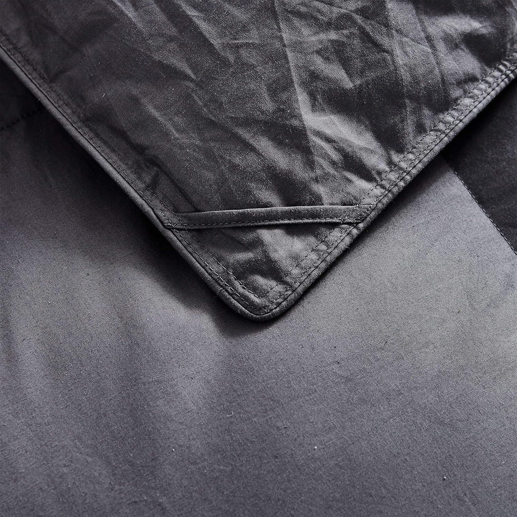 Luxurious All-Season Goose Down Comforter Queen Size Duvet Insert, Classic Gray, Premium Baffle Box, 1200 Thread Count 100% Egyptian Cotton Cover, Hypoallergenic, 55 oz Fill Weight (Queen, Gray)
