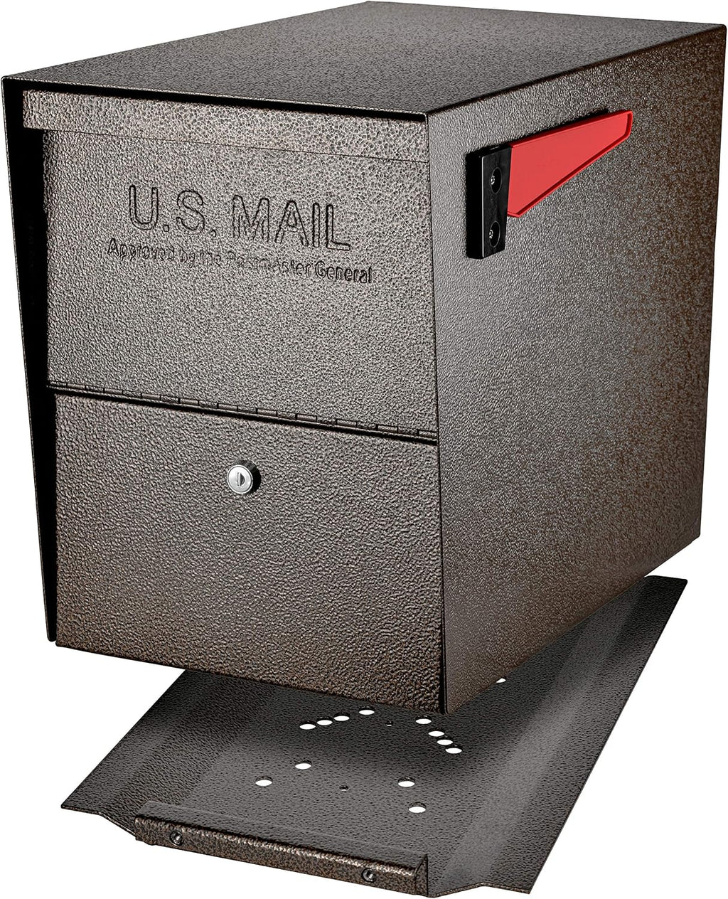 Mail Boss Security Mailbox and Mounting Post Bundle
