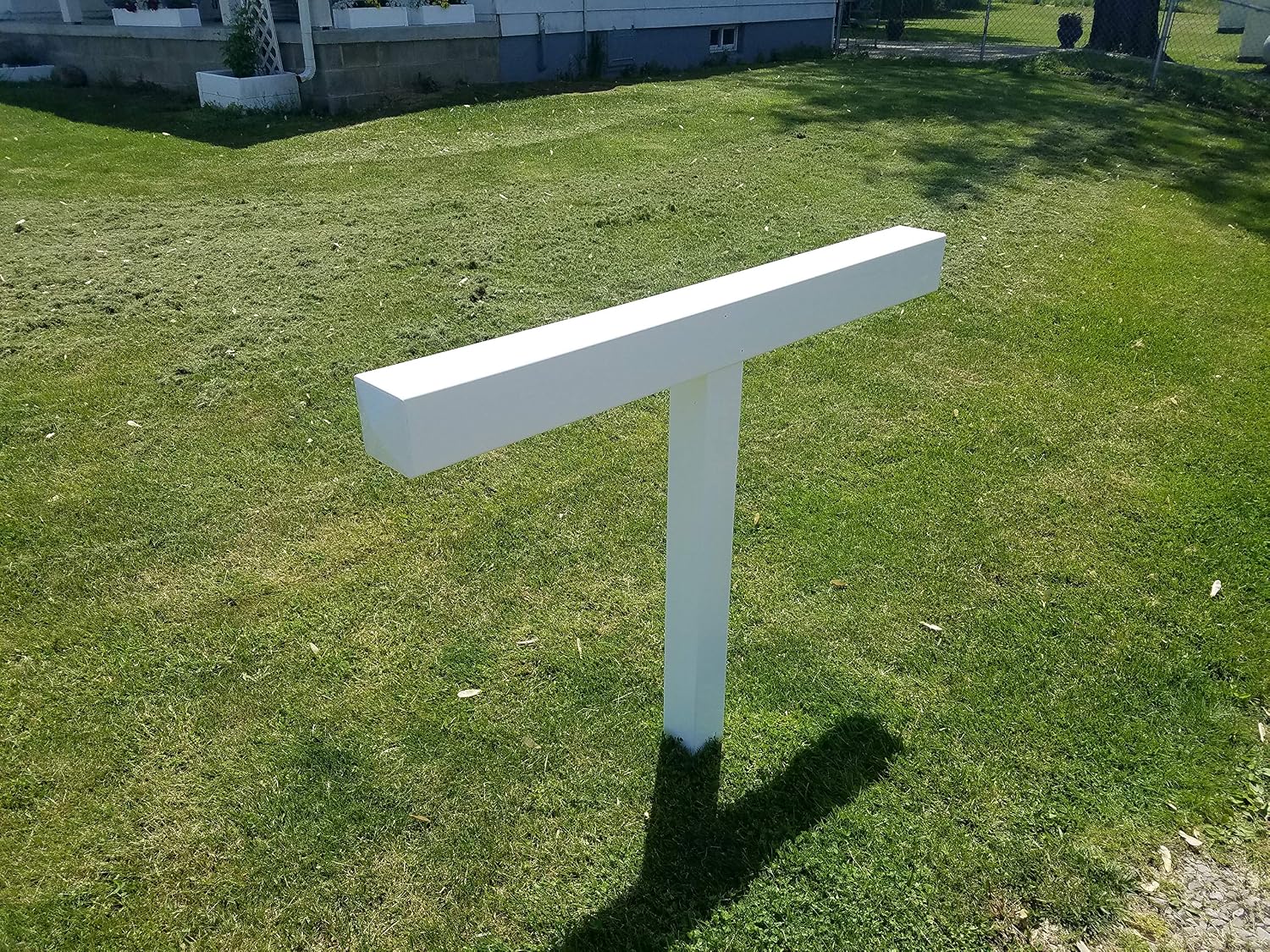 for 5 S,M,L Mailboxes, 42-in x 54-in, Heavy Duty, White, Vinyl Sleeve (mailboxes not Included)