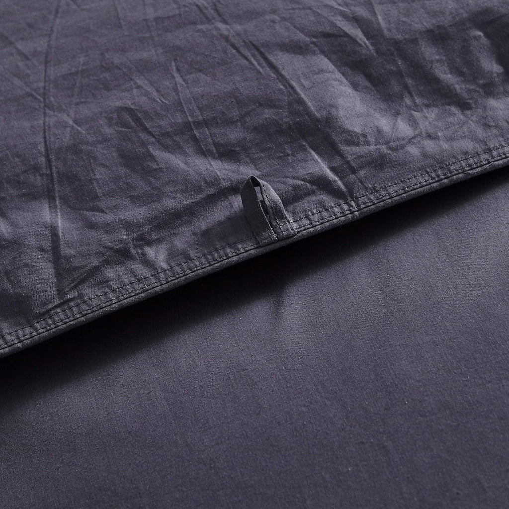 Luxurious Heavy Goose Down Comforter Full Size Duvet Insert, Classic Gray, Premium Baffle Box, 1200 Thread Count 100% Egyptian Cotton Cover, 60 oz Fill Weight (Full, Gray)