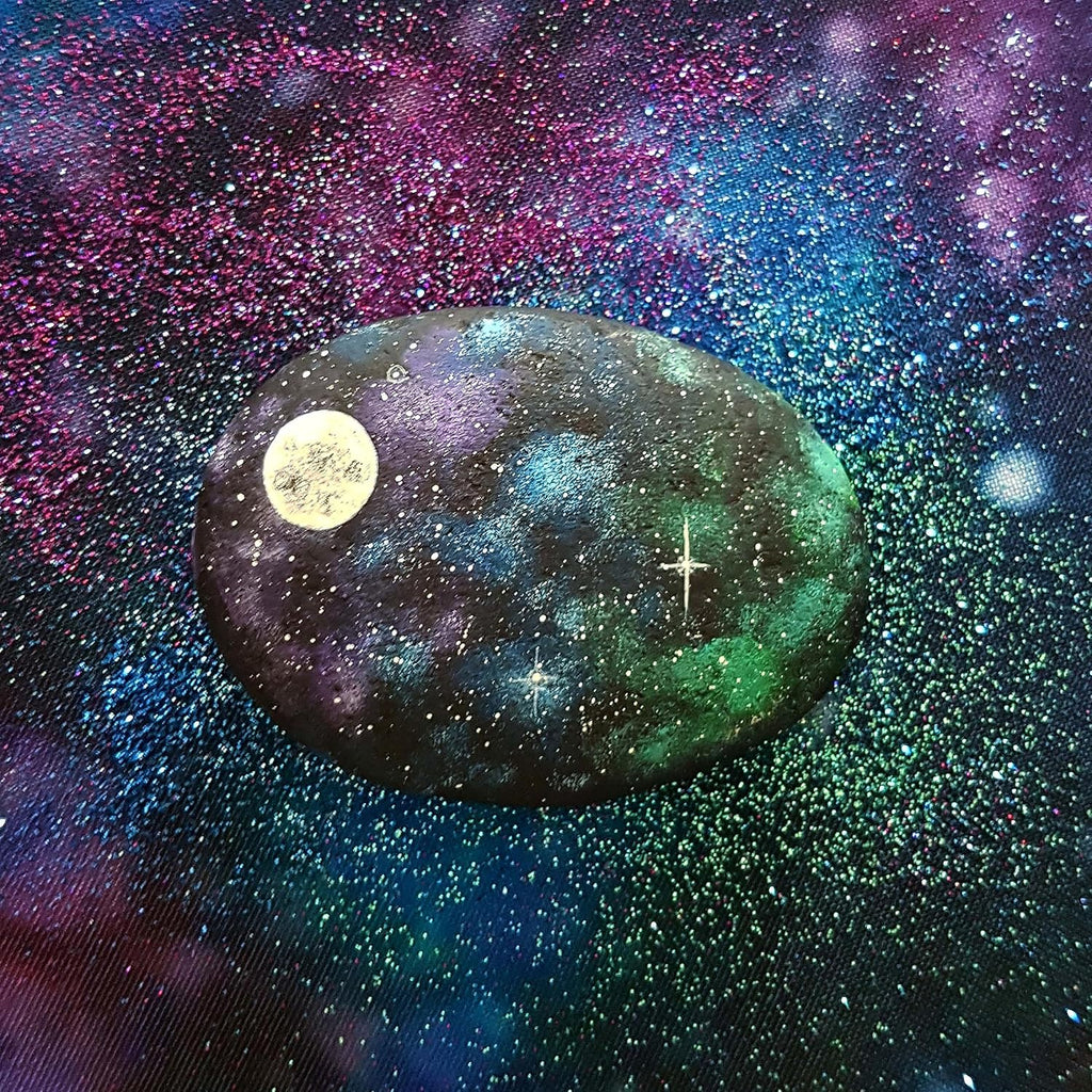 Zap! Extra Galaxy Rock Painting
