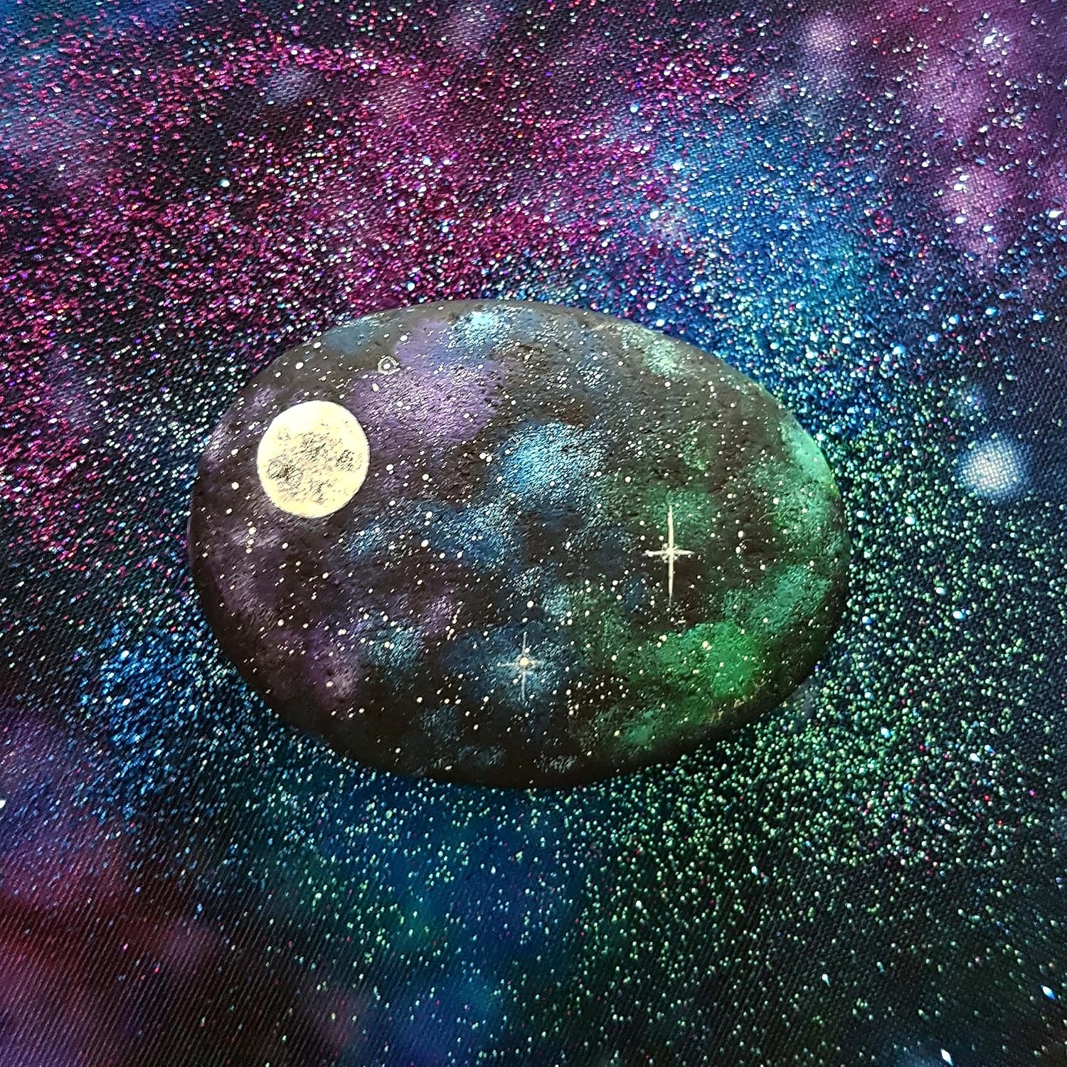Zap! Extra Galaxy Rock Painting
